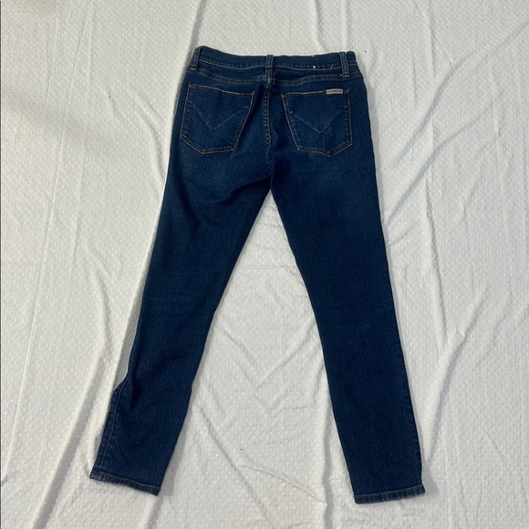 HUDSON Natalie Mid Rise Ankle Super Skinny Jeans Size 26 Dark Wash - Picture 6 of 12